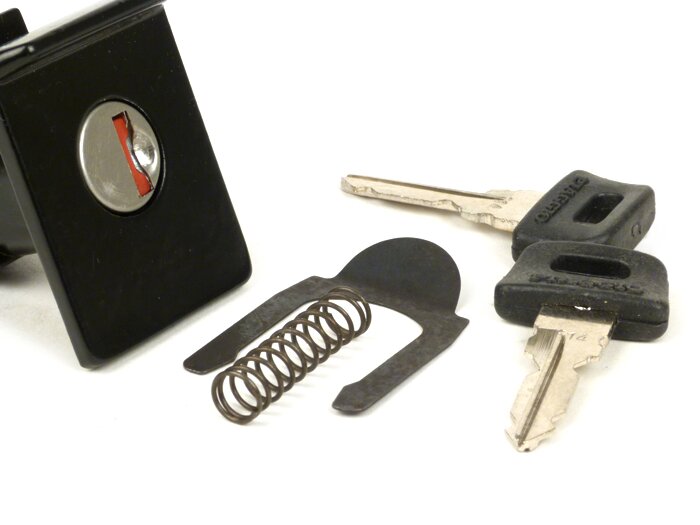 Serratura vano bagagli -CIF- Vespa PX Lusso (dal 1984), T5 125cc - Nero