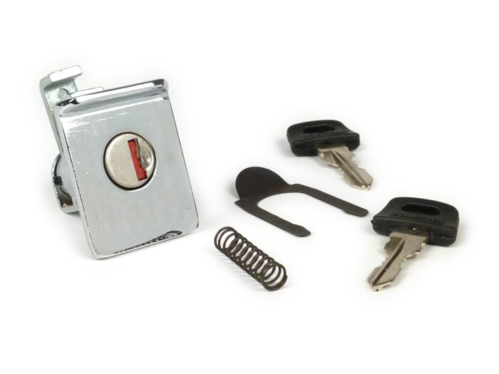 Glove box lock -CIF- Vespa PX EFL (1984-), T5 125cc - chrome