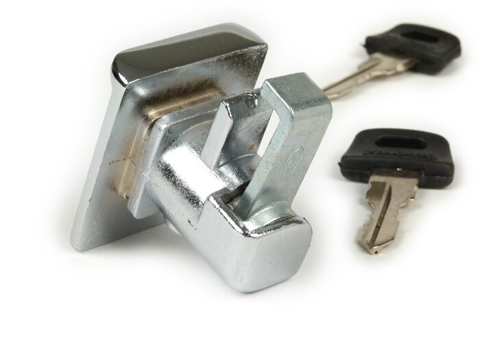Glove box lock -CIF- Vespa PX EFL (1984-), T5 125cc - chrome