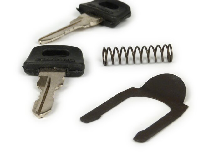 Glove box lock -CIF- Vespa PX EFL (1984-), T5 125cc - chrome