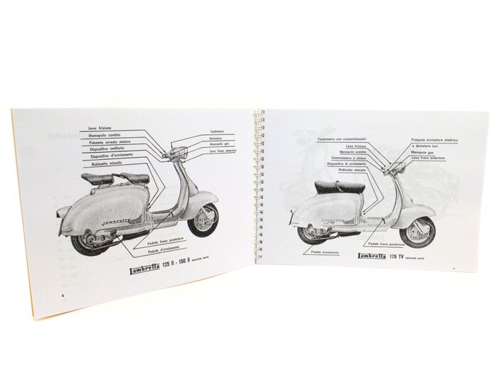 Panduan bengkel -LAMBRETTA- LI (Seri 2), TV (Seri 2)