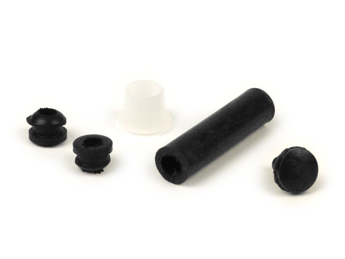 Gummibuffersats inkl. bussningar för sidokåpa -VESPA- Vespa GTR, Sprint Veloce