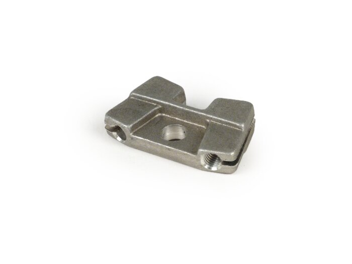 Stuur schakelkabel mount -Mauro Pascoli , zonder stelschroeven- Vespa Wideframe V30T tot V33T, VM1T, VN1T, Vespa 150 VL1T-3T, VS1T