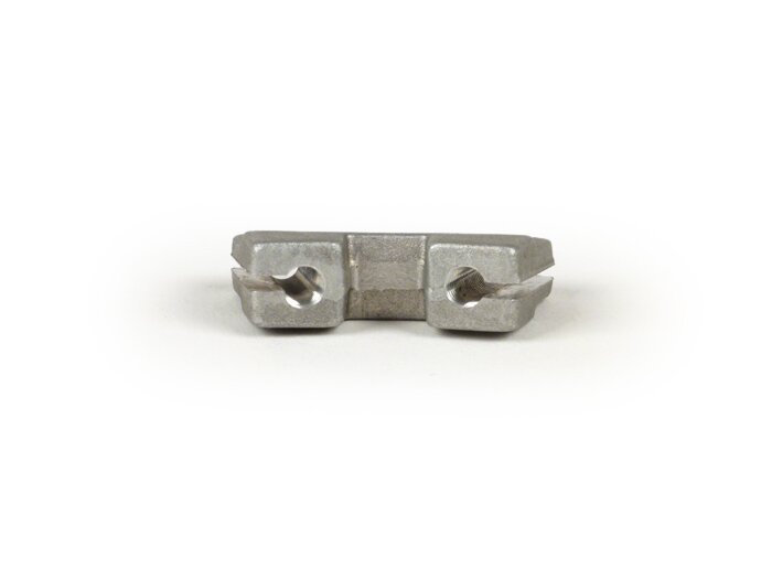 Stuur schakelkabel mount -Mauro Pascoli , zonder stelschroeven- Vespa Wideframe V30T tot V33T, VM1T, VN1T, Vespa 150 VL1T-3T, VS1T