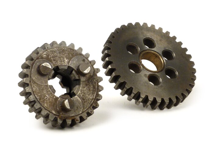 Juego de engranajes -CASA LAMBRETTA- Lambretta LD 125, D 125 - 27 dientes + 34 dientes