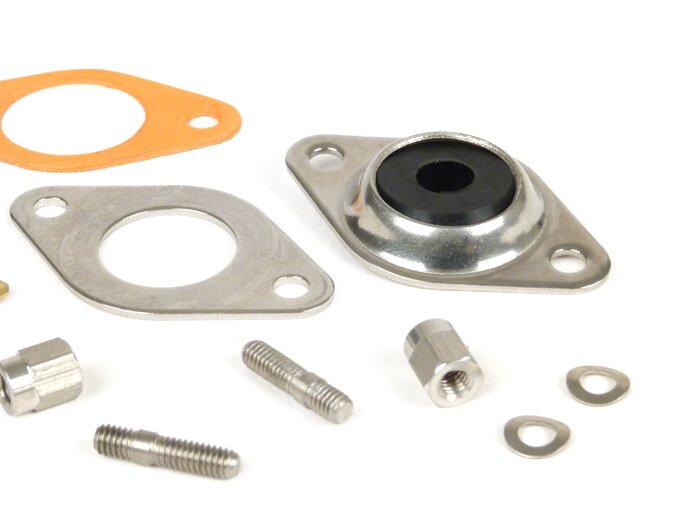 Mag housing wire fixing plate set -MB DEVELOPMENTS V3.0- Lambretta LI, LIS, SX, TV (series 2-3), DL, GP