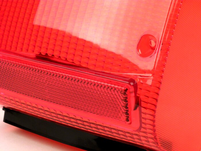 Cabochon feu arrière -MOTO NOSTRA- Vespa PX Arcobaleno (1985-2000) - rouge