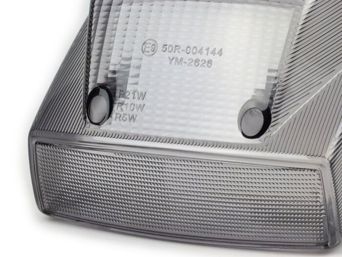 Lensa lampu belakang -MOTO NOSTRA- Vespa PX Lusso (MY, 2001-) - hitam