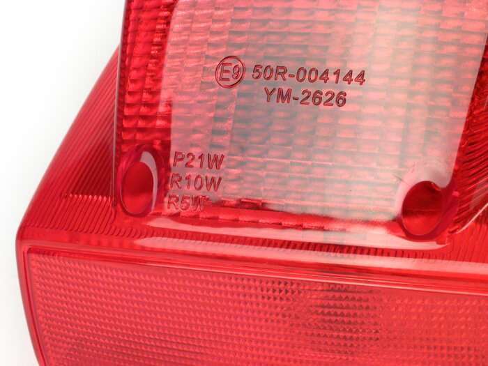 Tail light -MOTO NOSTRA- Vespa PX EFL (MY, 2001-) - red
