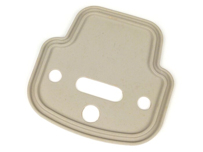 Joint entre feu arrière et châssis -OEM QUALITÄT- compatible avec feu arrière Vespa ancienne, métal, grand (7676776) - Vespa Super (VNC1T, VBC1T), GT125 (VNL2T), Sprint (VLB1T, 025479-), SS180 (VSC1T, 0018001-) - gris