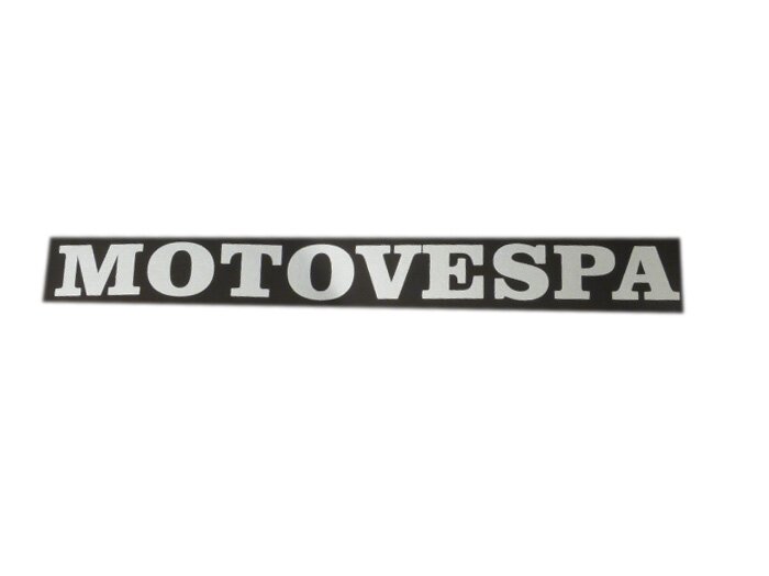 Badge seat -VESPA- Motovespa- Motovespa 125 CL (CL9), Motovespa 150 CL (NC9), Motovespa 200 DS (DS9), Motovespa 200 DN (DN9), Motovespa 75 Primavera (PN, PK 9.330.001), Motovespa 125 Primavera (T, NV, NK 9.240.001)