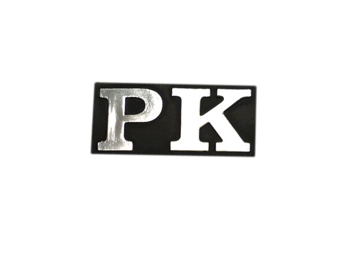 Rotulación bastidor trasero -VESPA- PK- Motovespa 75 Primavera (PK9)