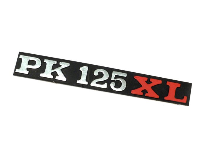 Belettering op zijklep en bagageruimte -VESPA- PK125 XL- Vespa PK125 XL (VMX6T), Motovespa PK125XL (97C)