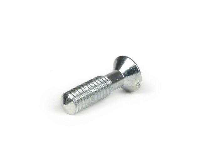 Skruv för bakljuslins -SIEM M4 x 15mm, stigning=0,7, skaft Ø=3x3mm- Vespa 125 (VNB1T, VNB2T, VNB3T, VNB4T, VNB5T), Vespa 150 (VBA1T), Vespa 150 (VBB1T, VBB2T), Vespa GS 150 (VS5T), Vespa GS 160 (VSB1T), Vespa GL (VGLA1T, VGLB1T)