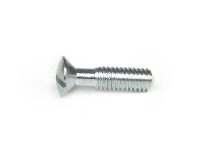 Skruv för bakljuslins -SIEM M4 x 15mm, stigning=0,7, skaft Ø=3x3mm- Vespa 125 (VNB1T, VNB2T, VNB3T, VNB4T, VNB5T), Vespa 150 (VBA1T), Vespa 150 (VBB1T, VBB2T), Vespa GS 150 (VS5T), Vespa GS 160 (VSB1T), Vespa GL (VGLA1T, VGLB1T)