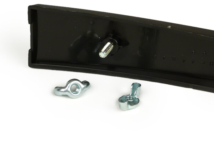 Nipplo parafango -QUALITÀ OEM- Vespa PX Lusso (dal 1984) - plastica - nero