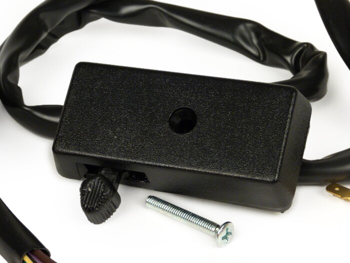 Commutateur clignotant -VESPA- PX80, PX125, PX150, PX200 (1978-1983) - 6 fils (12V modèles sans batterie)