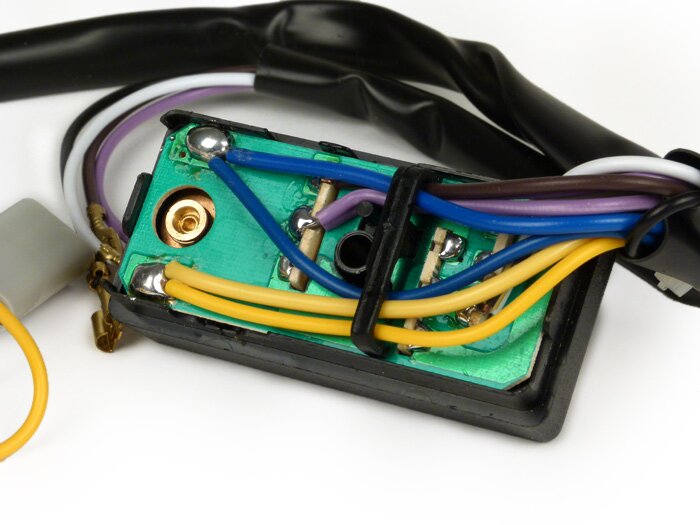 Light switch -VESPA- PX (1984-1998) - 7 wire (AC, models without battery, NCC )