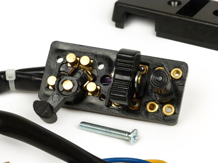 Interruttore luce -VESPA- PX80, PX125, PX150, PX200 (costruzione 1978-1983) - 9 cavi (modelli a 12 V con indicatori, senza batteria)