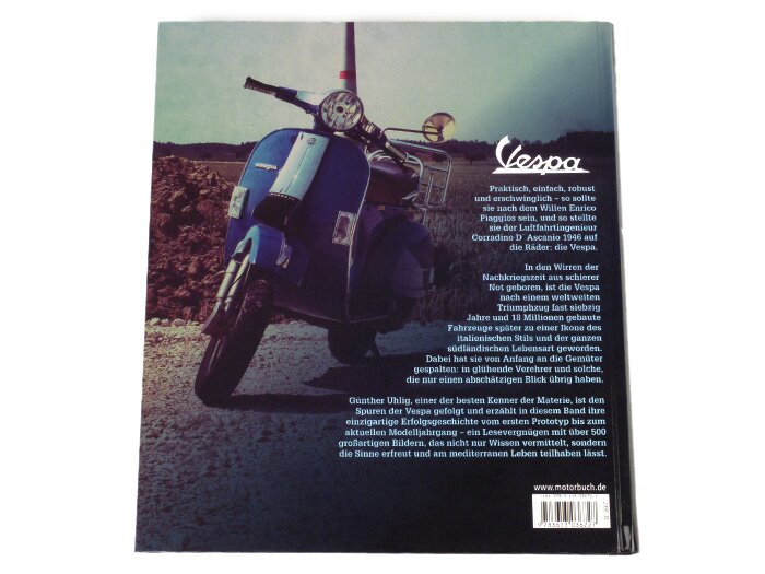 Book -Vespa die Geschichte de Kultklassikers im Bild- by Günther Uhlig