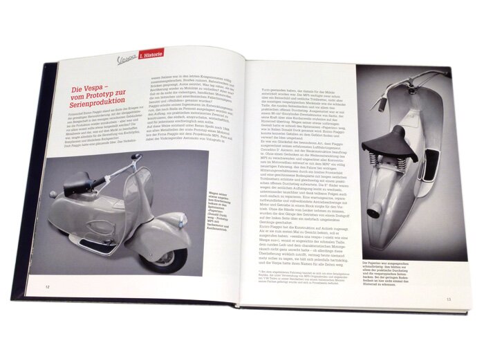Book -Vespa die Geschichte de Kultklassikers im Bild- by Günther Uhlig
