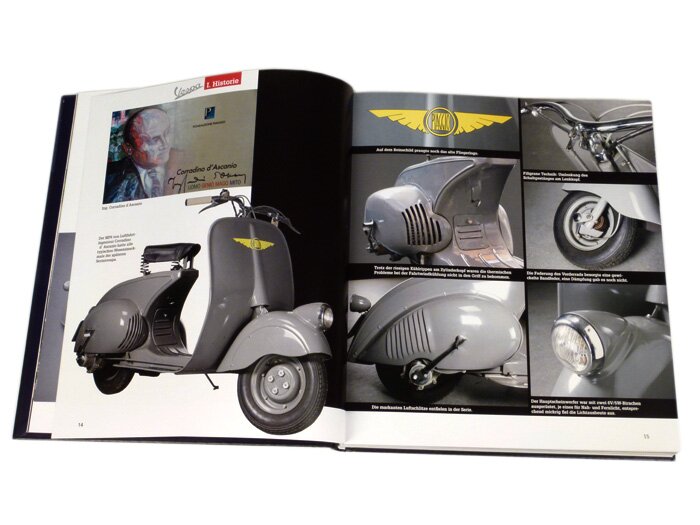 Book -Vespa die Geschichte de Kultklassikers im Bild- by Günther Uhlig