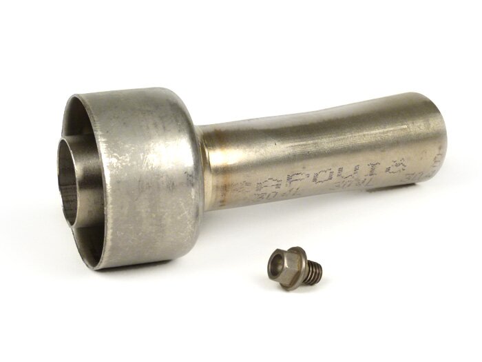 DB-Eater -Akrapovic Ø18mm- Vespa GTL 200, GTS 125-300 ie Super, GTV 250-300 ie - acero inoxidable (Øinner=18mm, Øouter=43mm, longitud=80mm)