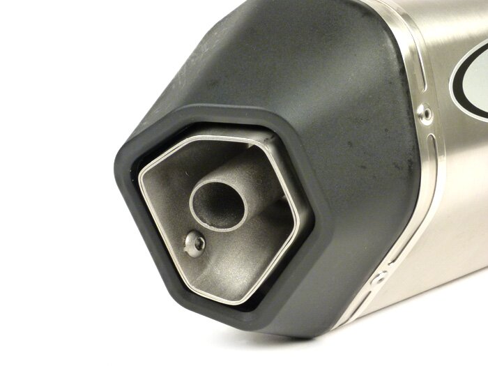 Silenziatore posteriore -REMUS- Ø=55mm, Euro3 (-2016) - Vespa LX 125-150ie 3V, Vespa S 125-150ie 3V, Vespa Primavera 125-150ie 3V, Vespa Sprint 125-150ie 3V, Vespa 946 - Acciaio inox argento