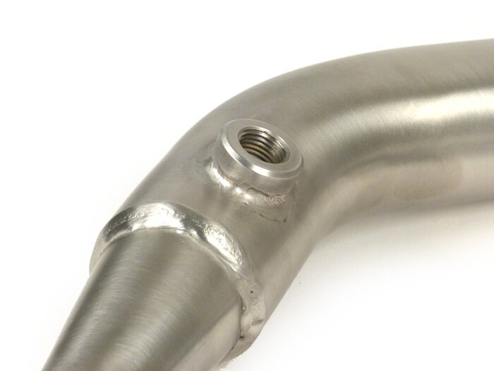 Manifold dan braket knalpot -REMUS slip-on Ø = 65mm, Euro4 - Vespa LX 125-150ie 3V, Vespa S 125-150ie 3V, Vespa Primavera 125-150ie 3V, Vespa Sprint 125-150ie 3V