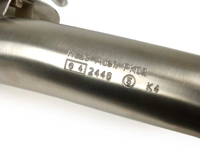 Manifold dan braket knalpot -REMUS slip-on Ø = 65mm, Euro4 - Vespa LX 125-150ie 3V, Vespa S 125-150ie 3V, Vespa Primavera 125-150ie 3V, Vespa Sprint 125-150ie 3V