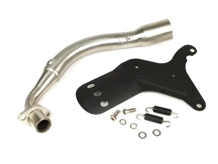 Uitlaatspruitstuk en beugel -REMUS RSC- Ø=65mm - Vespa LX 125-150ie 3V, Vespa S 125-150ie 3V