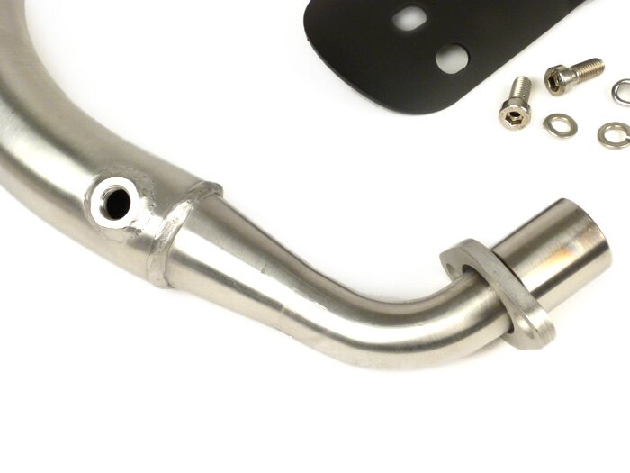 Uitlaatspruitstuk en beugel -REMUS RSC- Ø=65mm - Vespa LX 125-150ie 3V, Vespa S 125-150ie 3V