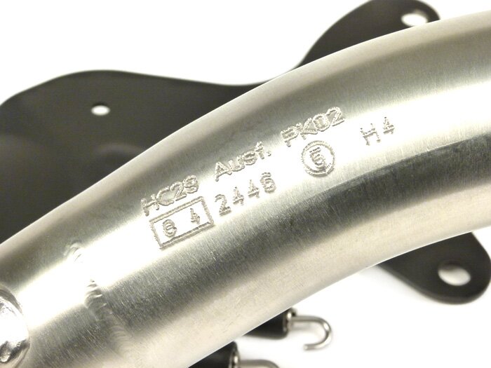 Uitlaatspruitstuk en beugel -REMUS RSC- Ø=65mm - Vespa LX 125-150ie 3V, Vespa S 125-150ie 3V