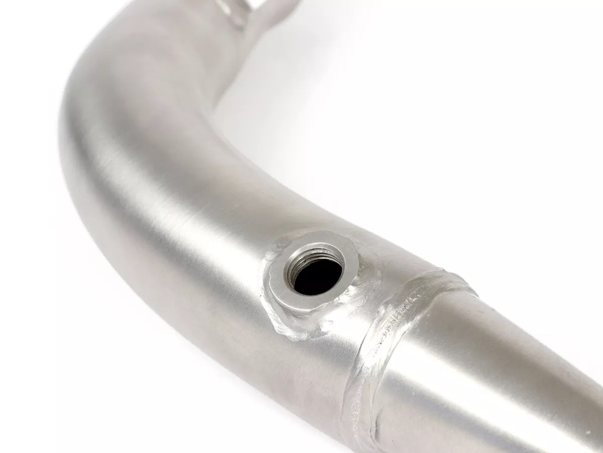 Exhaust manifold and bracket -REMUS RSC- Ø=55mm - Vespa Primavera 125ie 3V, Sprint 125ie 3V