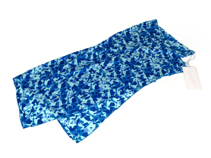 Sjaal -VESPA- blauw