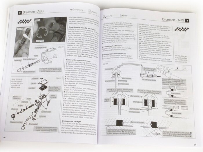 Buku -Petunjuk perbaikan- Vespa GTS-, GTV-125, 250, 300 i.e. - (2005-)