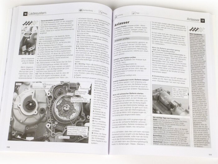 Buku -Petunjuk perbaikan- Vespa GTS-, GTV-125, 250, 300 i.e. - (2005-)