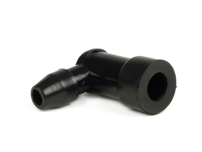 Spark plug connector -VICMA- black, 90°