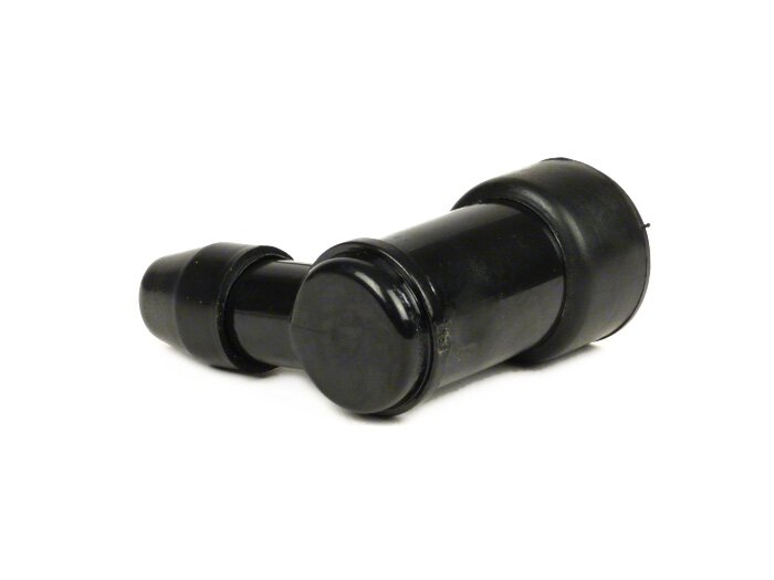 Spark plug connector -VICMA- black, 90°