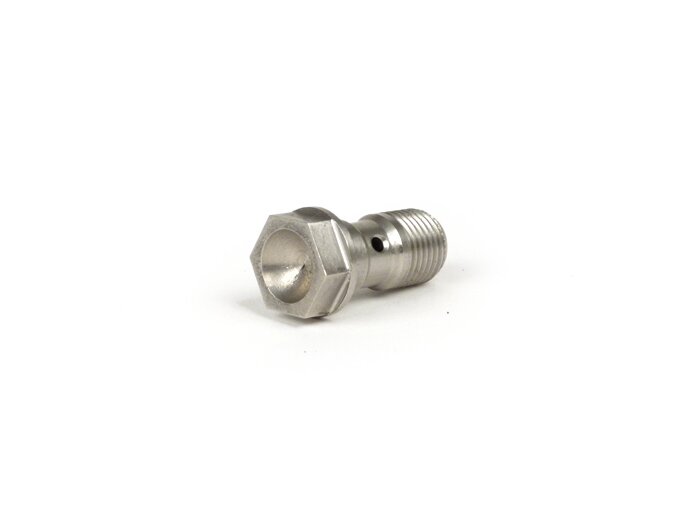 Bullone Banjo linea freno -ALLEGRI, M10 x 1.00- acciaio inox - chiave 12mm