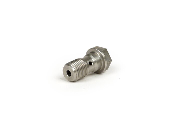Bullone Banjo linea freno -ALLEGRI, M10 x 1.00- acciaio inox - chiave 12mm