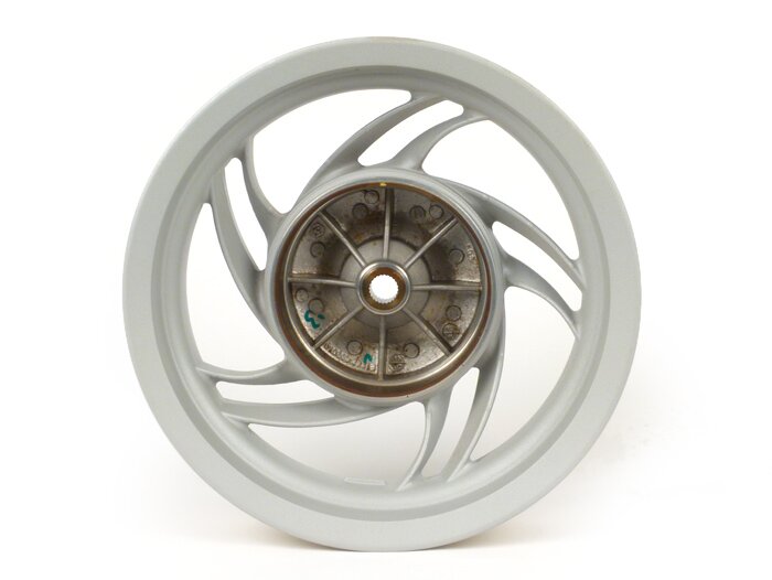 Freno de tambor trasero -PIAGGIO 3.00-12 pulgadas- Piaggio Fly 50 (RP8C52100, RP8C52300), Fly 125 (RP8M77110, RP8M79100)- Plata