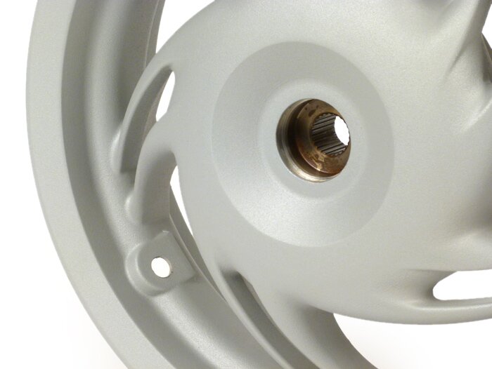 Freno de tambor trasero -PIAGGIO 3.00-12 pulgadas- Piaggio Fly 50 (RP8C52100, RP8C52300), Fly 125 (RP8M77110, RP8M79100)- Plata