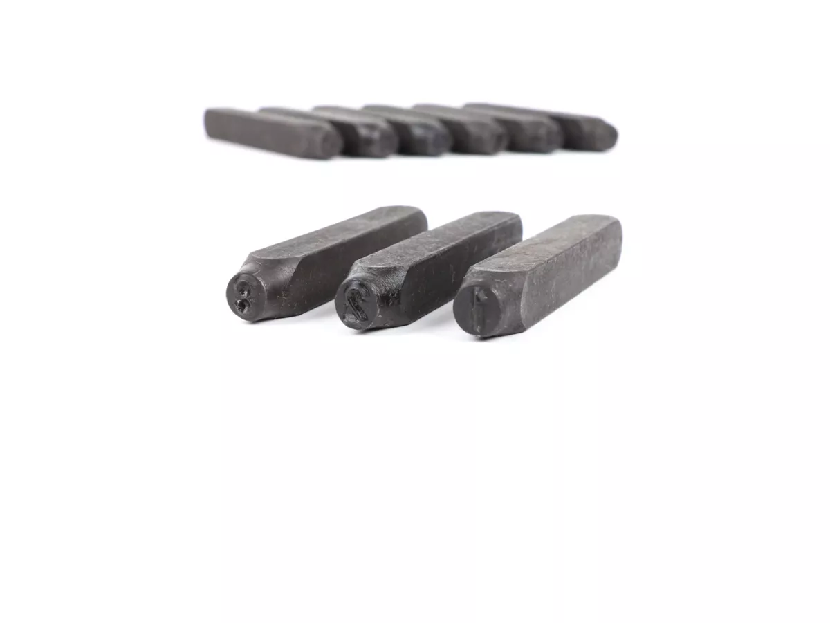 Timbro -6mm- NUMERI 0-9 - utilizzato per il numero del telaio