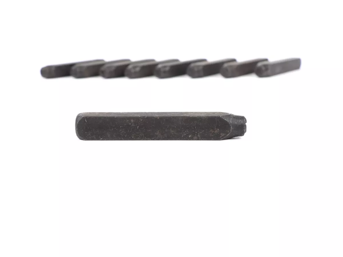 Timbro -6mm- NUMERI 0-9 - utilizzato per il numero del telaio