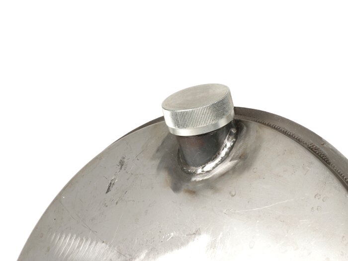 Depósito de reserva en el soporte de la rueda de repuesto detrás del protector de piernas -PREMIUM 5 litros- Vespa GS 150 (VS1T, VS2T, VS3T, VS4T, VS5T), GS3