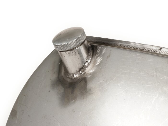 Depósito de repuesto en soporte rueda de repuesto pasante -PREMIUM 4 litros- Vespa GS 150 (VS1T, VS2T, VS3T, VS4T)