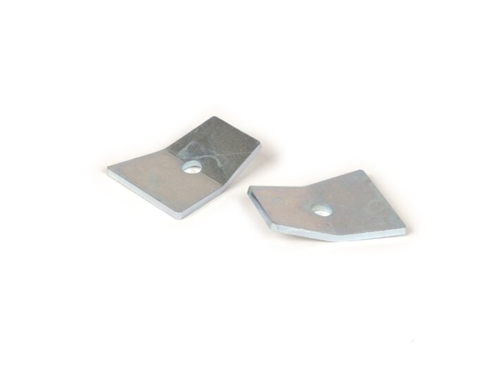 Fuel tank mounting brackets (2 pcs) -OEM QUALITY- Vespa 125 V1 - V15