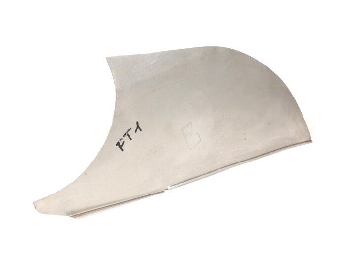 Tôle de réparation châssis intérieur, arrière, gauche -RICAMBIO RAPIDO- Vespa 98, Vespa Wideframe V1-V15, V30-V33, VM1T, VM2T, VN1T, VN2T, Vespa 150 VL1T, VL2T, VL3T, VB1T, GS 150 (VS1T, VS2T, VS3T, VS4T, VS5T)