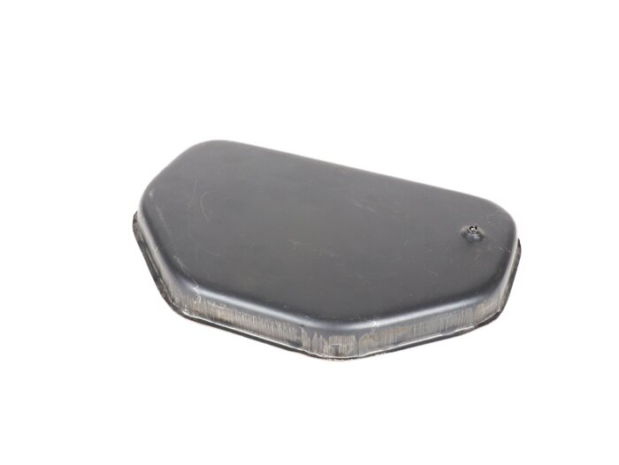 Tôle de réparation jerrican de vidange au-dessous du carburateur -RICAMBIO RAPIDO- Vespa Wideframe VM1T, VM2T, VN1T, VN2T, Vespa 150 VL1T, VL2T, VL3T, VB1T